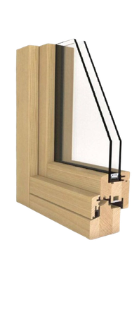 Perfilería de ventanas de madera clásicas